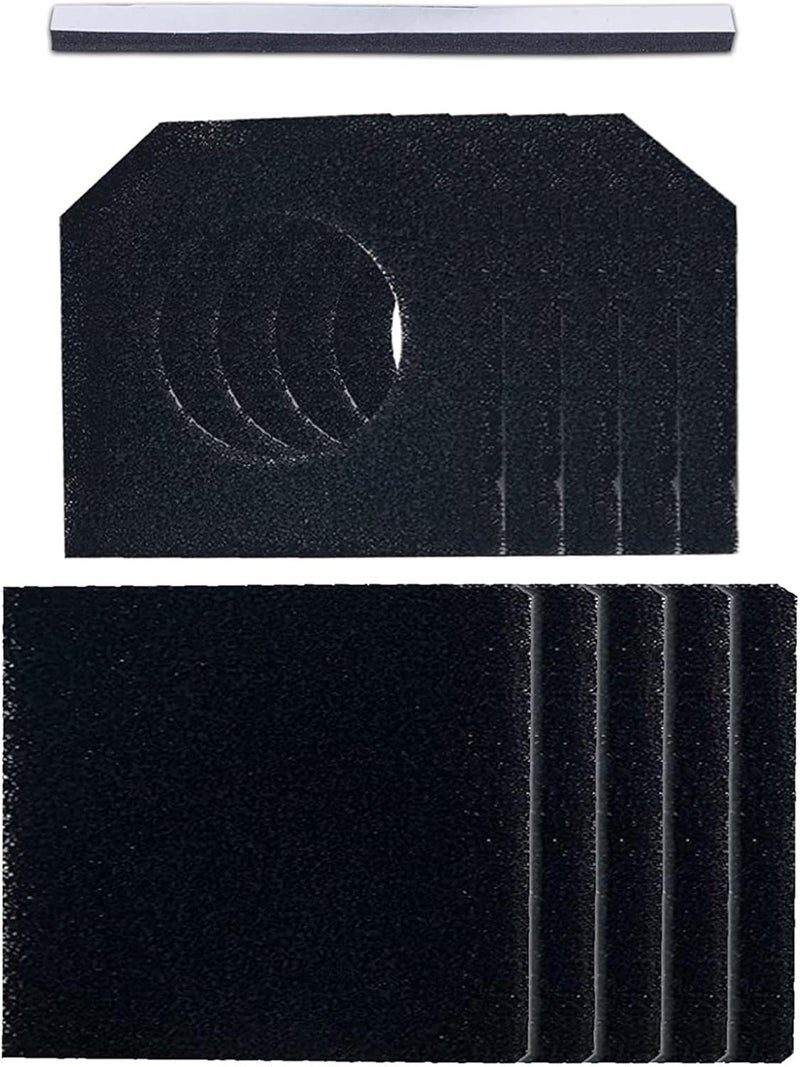 WeP 10pcs Replacement Filtration Adsorbers Set (5 Front & 5 Rear) & Sticky Foam ONLY Compatible with 948DQ-I, 948DQ-II, 948DQ-III Solder Fume Extractor - Image 1